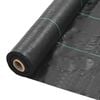 vidaXL Worteldoek 2x50 m PP zwart
