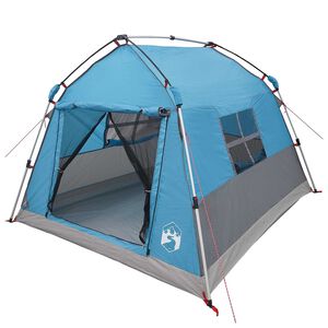 vidaXL Instant Tent Water-resistant 2-persoons Blauw