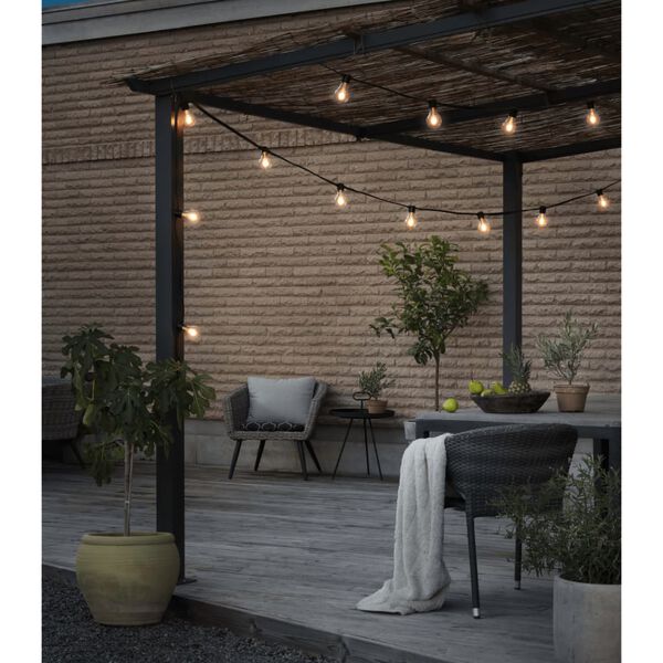 KONSTSMIDE Feestverlichting met 10 lampen rubber extra warm