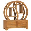 vidaXL Kast met yin yang schap 68x26x83 cm massief teakhout