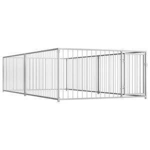 vidaXL Hondenkennel voor buiten 200x400x100 cm