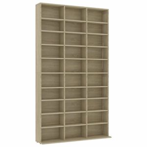 vidaXL Cd-kast 102x23x177,5 cm bewerkt hout sonoma eikenkleurig