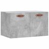 vidaXL Wandkast 60x36,5x35 cm bewerkt hout betongrijs