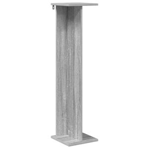 vidaXL Plantenstandaard Grijs Sonoma 25 x 25,5 x 100,5 cm Bewerkt hout