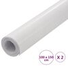 vidaXL 2 st Autofolie 4D 100x150 cm wit