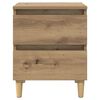 vidaXL Bedkasten 2 pcs Artisan Eiken 40 x 35 x 50 cm Bewerkt hout