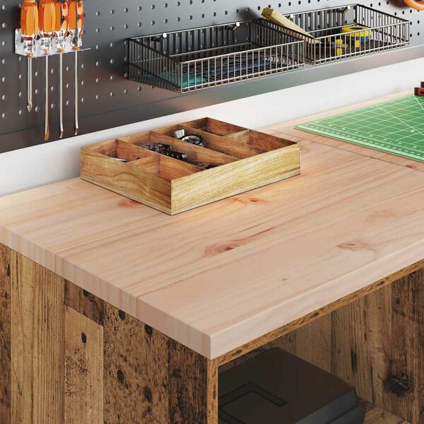 vidaXL Garagekast 60x51x85 cm massief grenenhout oud hout