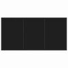 vidaXL Tuin eettafelset 5 pcs Zwart poly rattan