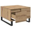 vidaXL Salontafel Artisan Eiken 55 x 55 x 36,5 cm Bewerkt hout