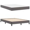 vidaXL Bedframe met matras Grijs 140 x 190 cm Stof