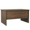vidaXL Salontafel 80x50x42,5 cm bewerkt hout bruin eikenkleur