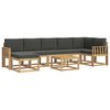 vidaXL Buiten bankenset 8 st Wit en antracietkleurig Polyester