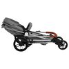vidaXL Kinderwagen 2-in-1 aluminium lichtgrijs