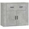 vidaXL Dressoir 80x33x70 cm bewerkt hout betongrijs