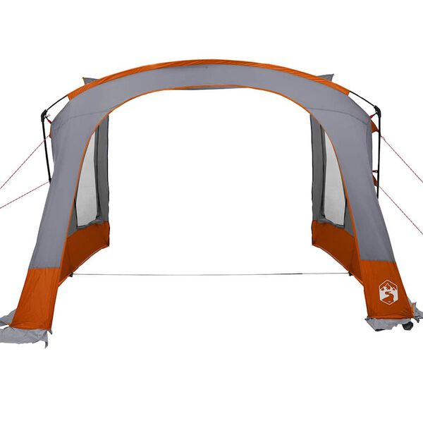 vidaXL Caravan Tent met dak Grijs en Oranje 252 x 245 x 245 cm