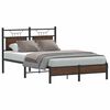 vidaXL Bedframe zonder matras bewerkt hout bruin eikenkleur 120x190 cm