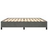 vidaXL Bedframe zonder matras 200x200 cm fluweel donkergrijs