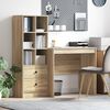 vidaXL Bureau met lade 2 pcs Sonoma Eiken