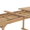 vidaXL Tuintafel verlengbaar 180-280x100x75 cm massief teakhout