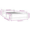 vidaXL Bedframe met lades wit 90x200 cm