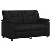 vidaXL Bank Zwart 151 x 85 x 93 cm Kunstleer
