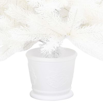 vidaXL Kunstkerstboom met levensechte naalden 90 cm wit