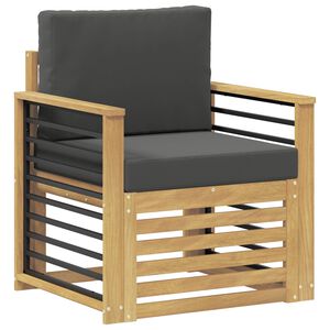 vidaXL Buiten bankenset Polyester Wit