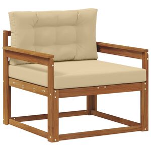 vidaXL Buiten Midden Sofa Naturel
