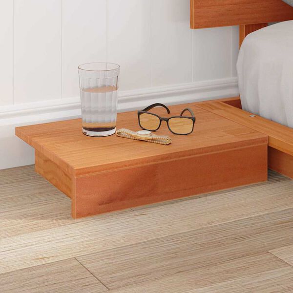 vidaXL Bedframe Bruin 140 x 190 cm Hout