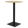 vidaXL Bistrotafel 50x50x107 cm eikenkleurig