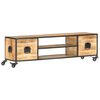 vidaXL Tv-meubel 130x30x39 cm massief mangohout