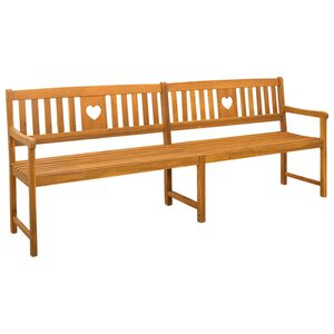 vidaXL Tuinbank Naturel 220 x 55,5 x 90 cm Massief Acaciahout