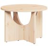 vidaXL Salontafel Naturel 50 x 50 x 35 cm Massief grenenhout