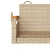 vidaXL Schommelbank 109x62x40 cm poly rattan beige