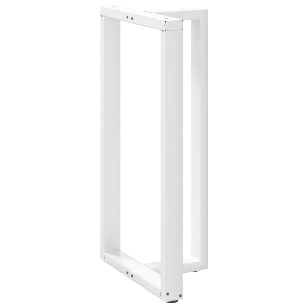 vidaXL Bartafelpoten 2 st T-vormig 60x35x(110-111) cm staal wit