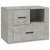 vidaXL Nachtkastje 60x36x45 cm bewerkt hout betongrijs