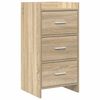 vidaXL Dressoir Sonoma Eiken 40 x 36 x 80 cm Bewerkt hout
