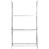 vidaXL Bandenrekken 3-laags 4 st 110x40x200 cm staal zilverkleurig