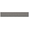 vidaXL Wandhoofdbord 12 pcs Lichtgrijs 90 x 15 cm Stof