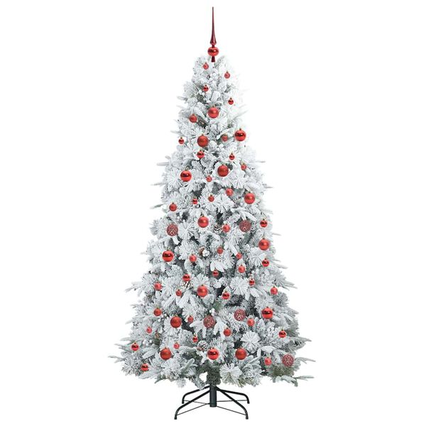 vidaXL Kunstmatige Inklapbare Kerstboom Groen 180 cm PE en PVC