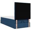 vidaXL Ottoman bed met matras 80x200cm stof blauw