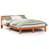 vidaXL Bedframe zonder matras massief grenenhout wasbruin 120x200 cm