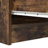 vidaXL Dressoir 100x35x76 cm bewerkt hout gerookt eikenkleurig
