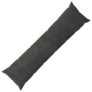 vidaXL Kussensloop HEERLEN Antraciet 40 x 145 cm Microfiber Fleece