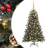 vidaXL Kunstkerstboom met 150 LED Groen 150 cm PVC en Plastic en Staal