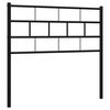 vidaXL Vervangend hoofdbord 107 cm metaal zwart