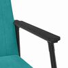 vidaXL Fauteuil Turquoise 59 x 75 x 78 cm Fluweel