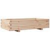 vidaXL Plantenbak 110x60x26,5 cm massief grenenhout