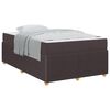 vidaXL Bedframe Donkerbruin 120 x 190 cm Stof