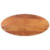 vidaXL Tafelblad ovaal 110x40x2,5 cm massief acaciahout